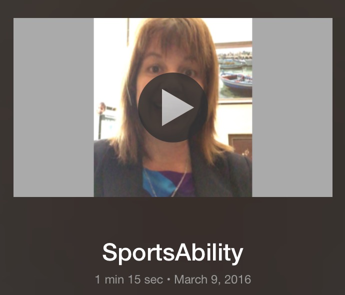 Laurie LoRe-Gussak's Video Message on SportsAbility