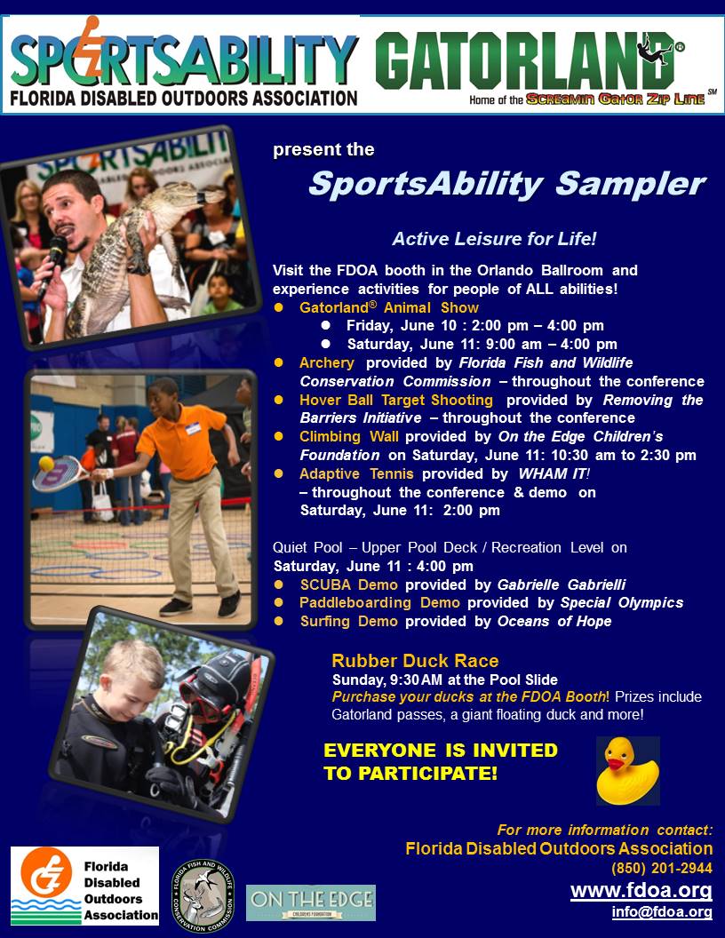 SportsAbility Sampler Program at Family Cafe 2016