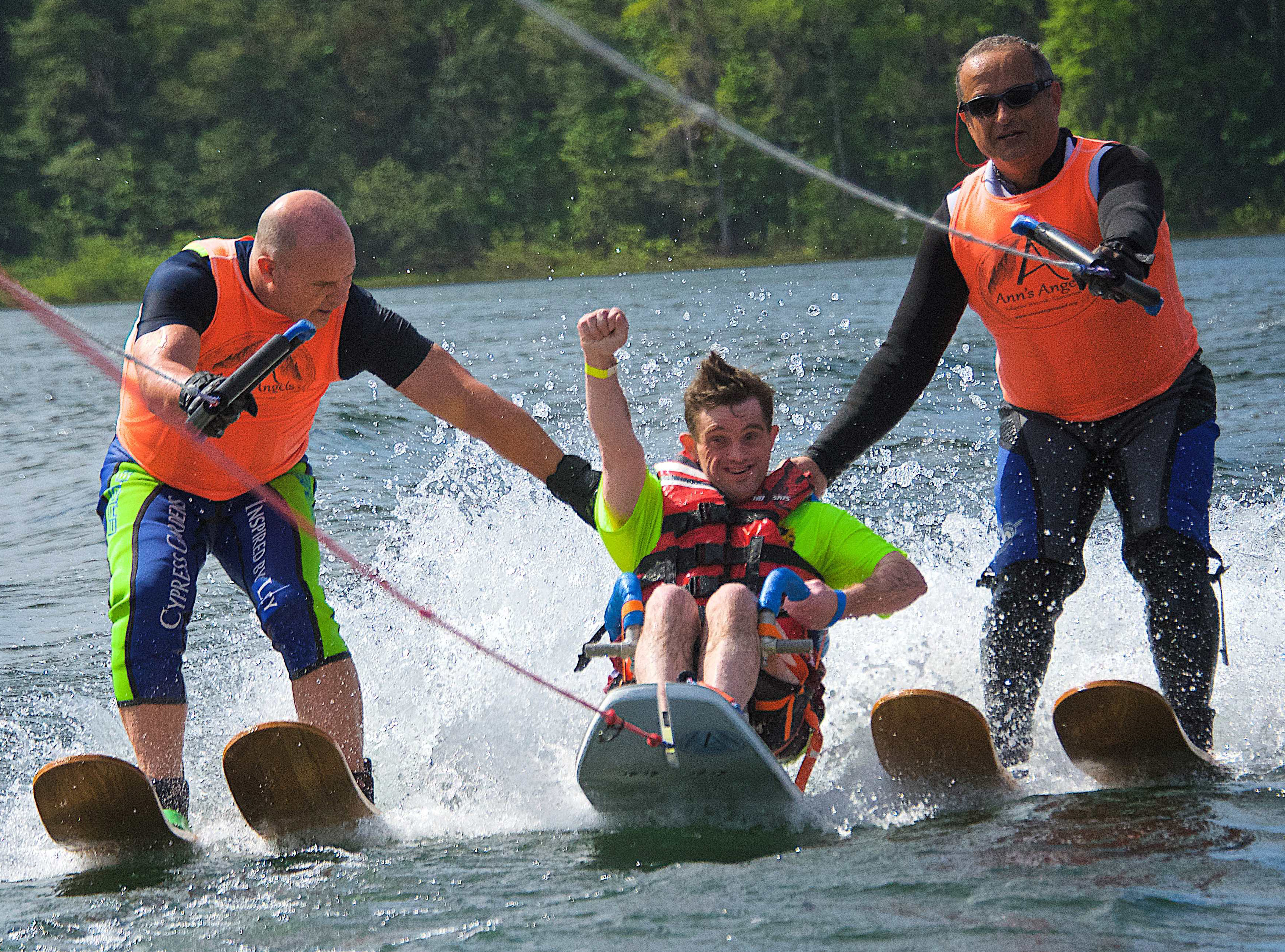 image of sit water-skiing